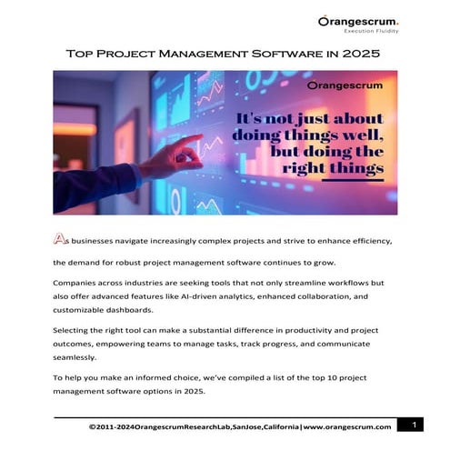 ●	Top Project Management Software in 2025