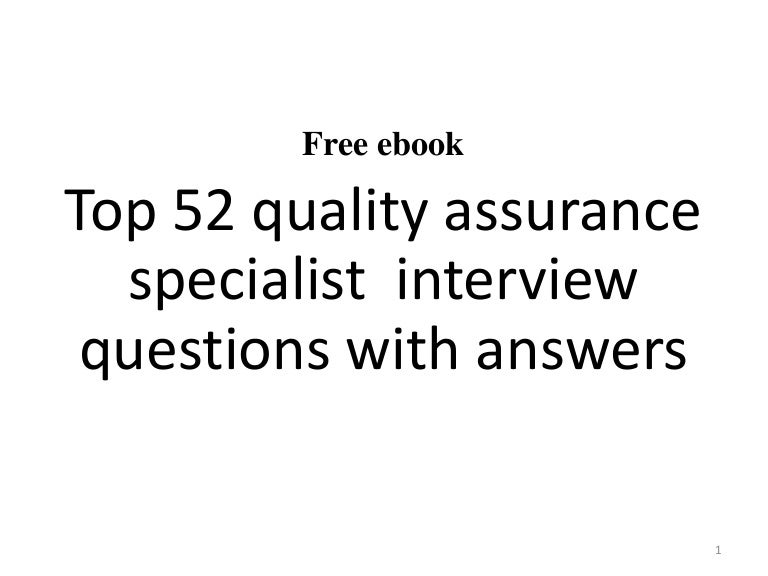 quality assurance analyst interview questions