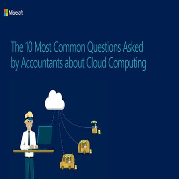 The 10 Most Common Questions Asked by Accountants about Cloud Computing
