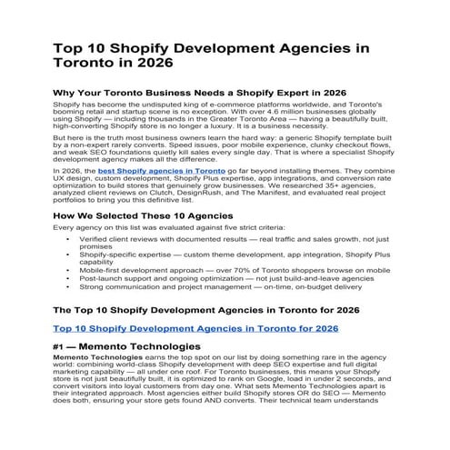 Top 10 Shopify Development Agencies in Toronto in 2026.docx