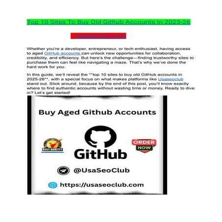 Top 10 Sites To Buy Old Github Accounts.pdf