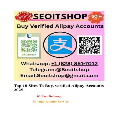 Top 10 Sites To Buy, verified Alipay Acc