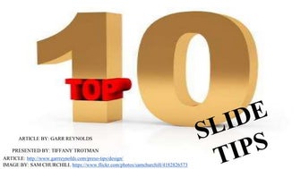 Top 10 Slide Tips