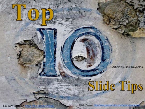 Top 10 presentation slide tips | PPTX