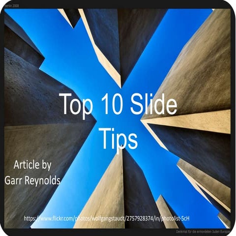 Top 10 slide tips