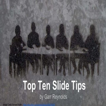 Top 10 Slide Tips (Presentation) | PPTX