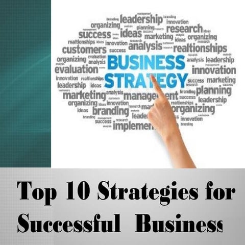 Randon Morris - Top Ten Strategies For Successful Business