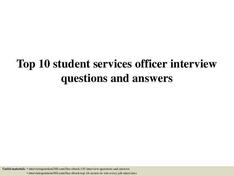 student interview questions