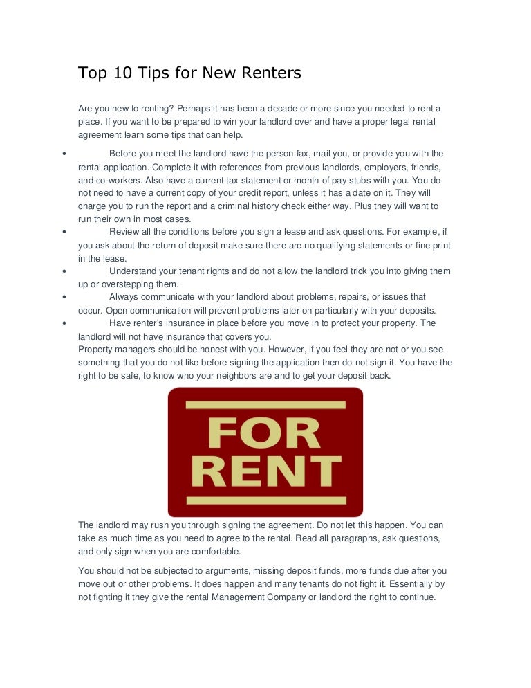 Top 10 tips for new renters_private property for rent_post property f…