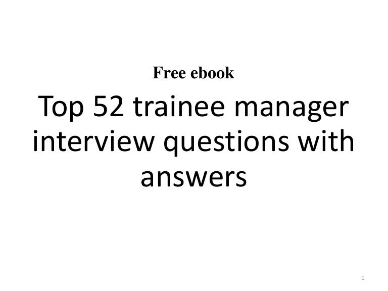restaurant manager interview questions and answers