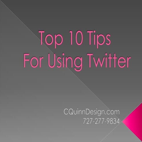 10 Twitter Tips to Hot Wire Your Feed in 2015 | PDF