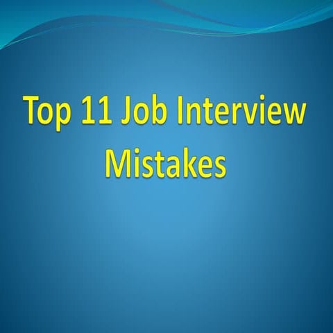 10 ways to make a bad first impression | PPT