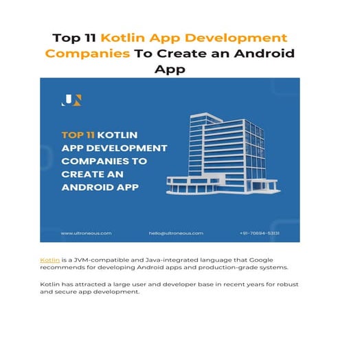 Top 11 Kotlin App Development Companies To Create an Android App.pdf