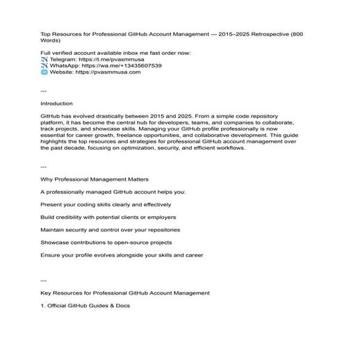 Top 11 Sites to Buy Verified GitHub Accounts in 2025