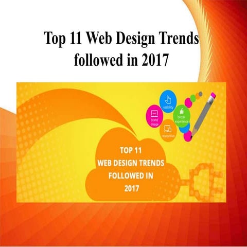 Top 11 web design trends followed in 2017