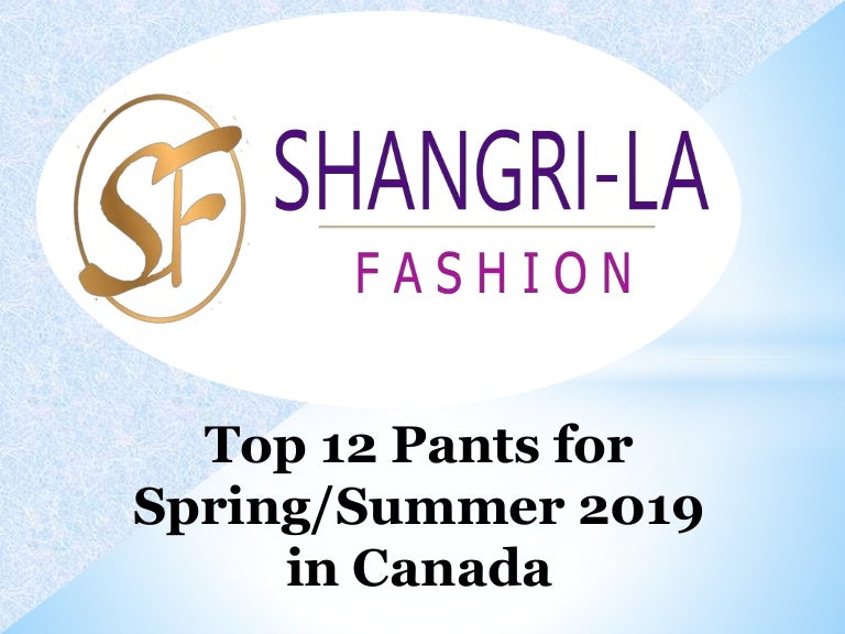 pants spring summer 2019