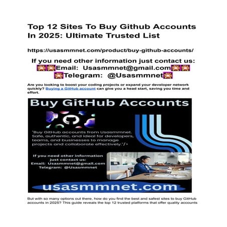 Top 10 Trusted Sites to Buy GitHub Accounts in 2026: Complete Guide | DOCX