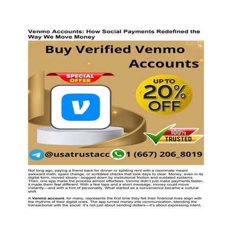 Top 15 Best Sites To Buy Verified Venmo Accounts in 2025 ....docx