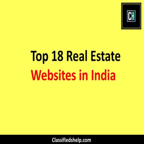 Top 18 real estate websites in india