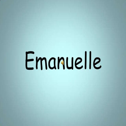 Emanuelle - souvenirs