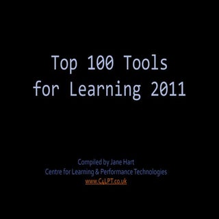 Top 100 Tools for Learning 2011