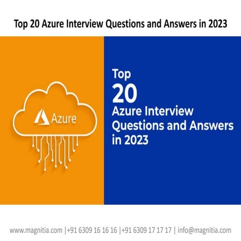 Top 20 Azure Interview Questions and Answers in 2023.pptx