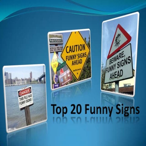 Funny Signs | PDF