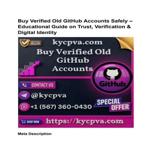 Top 20 Providers for Verified Old GitHub Accounts.pdf