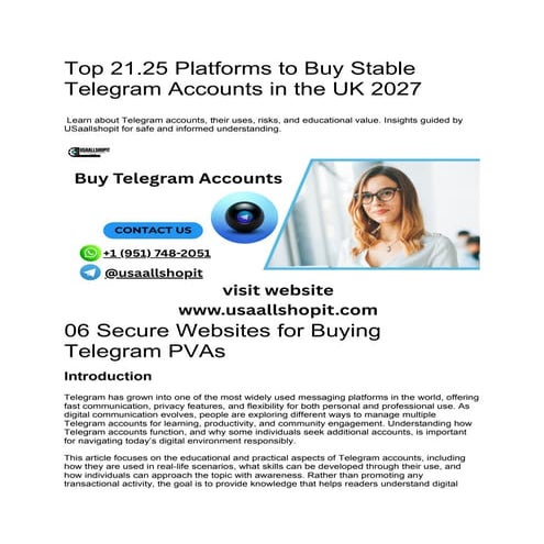 The Complete Guide to Responsible Telegram Account Usage and Management ...