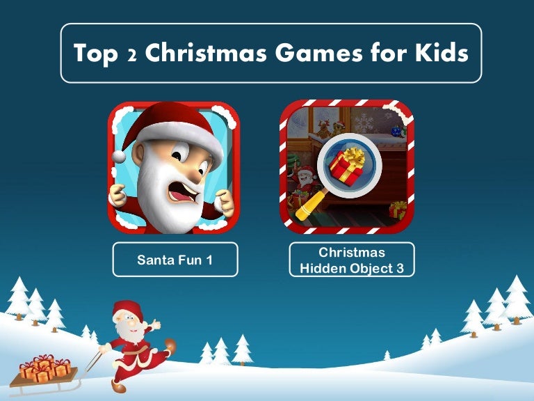 Top 2 Christmas Games for Kids
