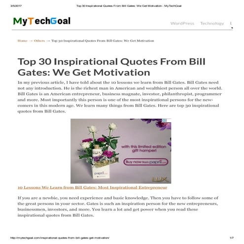 Top 30 inspirational quotes from bill gates  we get motivation