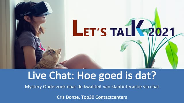 Chat als customer service kanaal: h...
