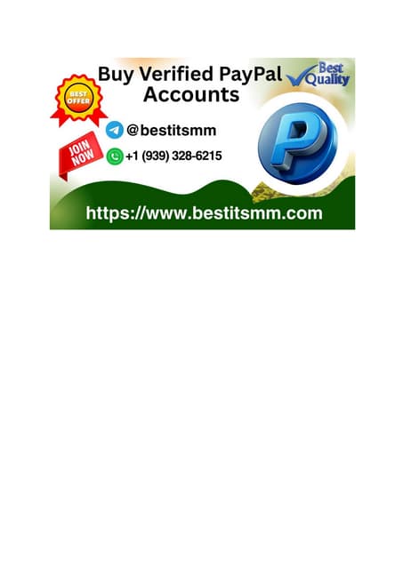 Top 33 Site Buying, PayPal Accounts in Bulk A Complete Guide .pdf