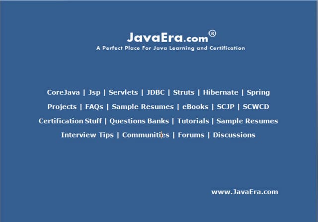 Java Faqs useful for freshers and experienced