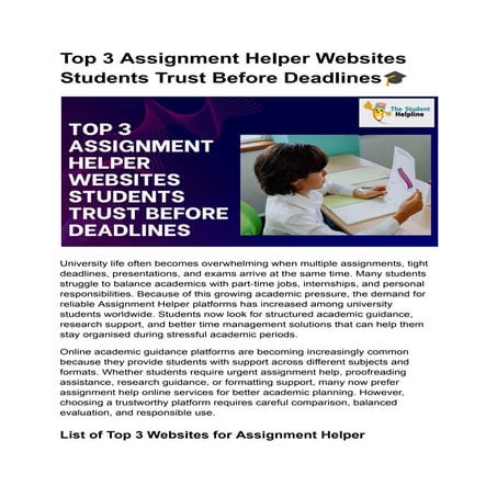 Which Top 3 Assignment Helper Websites Offer the Best Student Support_.pdf