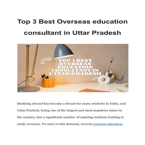 Top 3 Best Overseas education consultant in Uttar Pradesh.pdf
