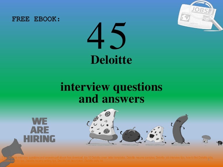 Top 45 deloitte interview questions and answers pdf