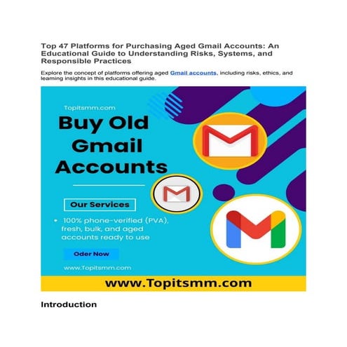 Top 47 Platforms for Purchasing Aged Gmail Accounts.docx