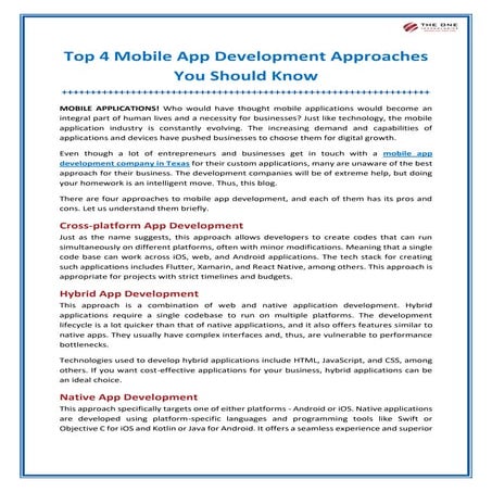 Top 4 Mobile App Development Approaches You Should Know.pdf