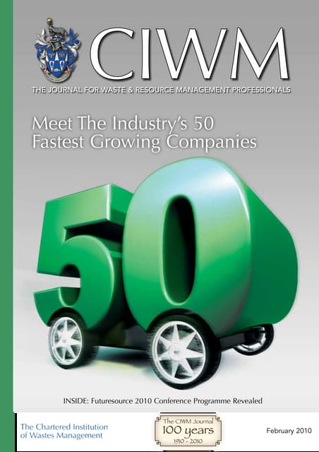 UK Top 50 fastest growing waste management companies