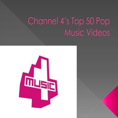 Top 50 music vids presentation