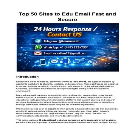 Getting in Touch with the University Email Address List In the USA.pdf