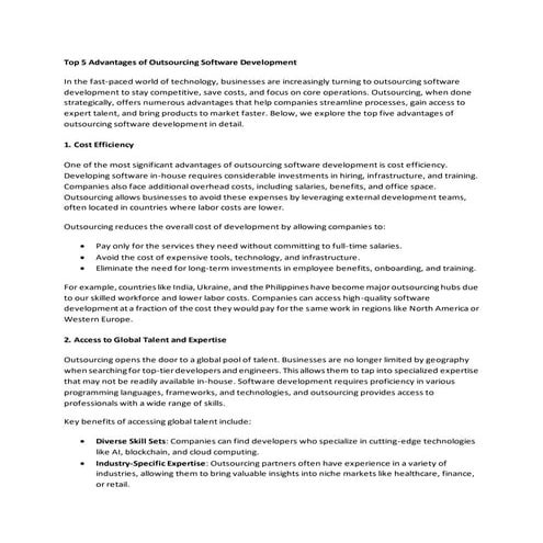 Top 5 Advantages of Outsourcing Software Development.pdf