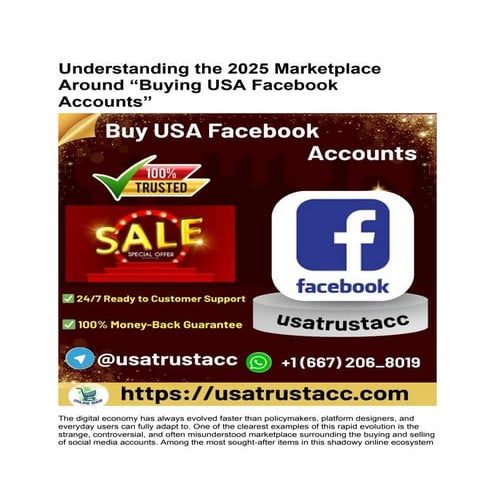 Top 5 Easiest Ways To Buy USA Facebook Accounts ....docx