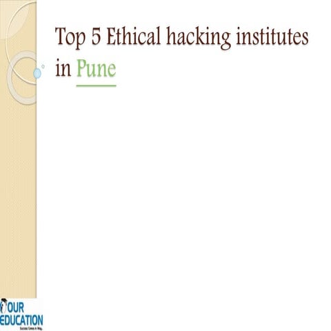 Top 5 ethical hacking institutes in pune