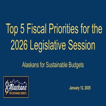 Top 5 Fiscal Priorities for the 2026 Legislative Session (1.12.2026) | PDF