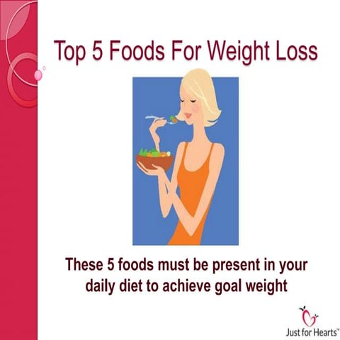 Top 5 foods for weight loss | PPT