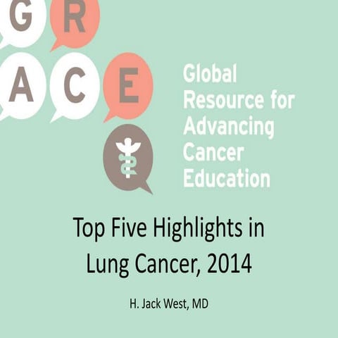 Top 5 highlights in lung cancer, 2014