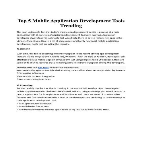 Top 5 Mobile Application Development Tools Trending.docx