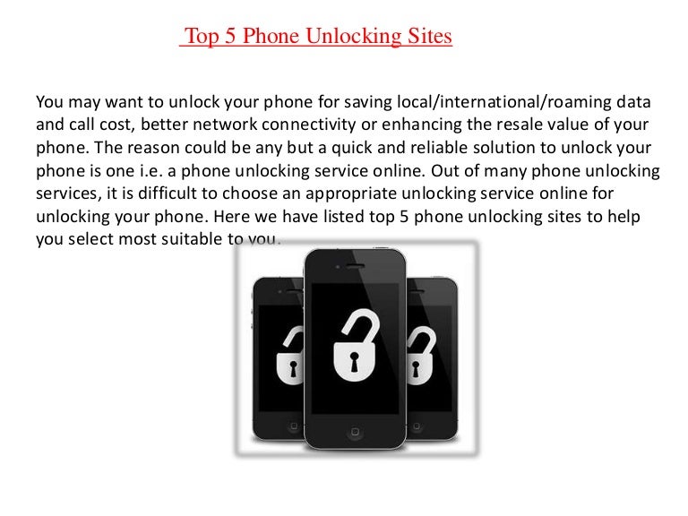 Top 5 Phone Unlocking Sites